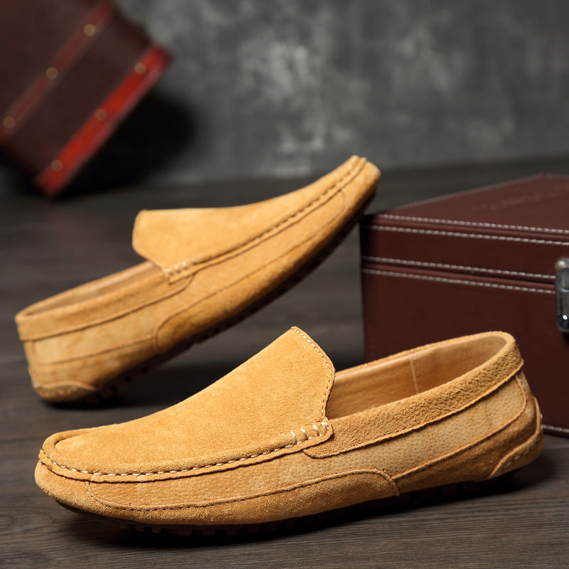 Elegante Herren Loafer – Handgefertigt aus hochwertigem Wildleder