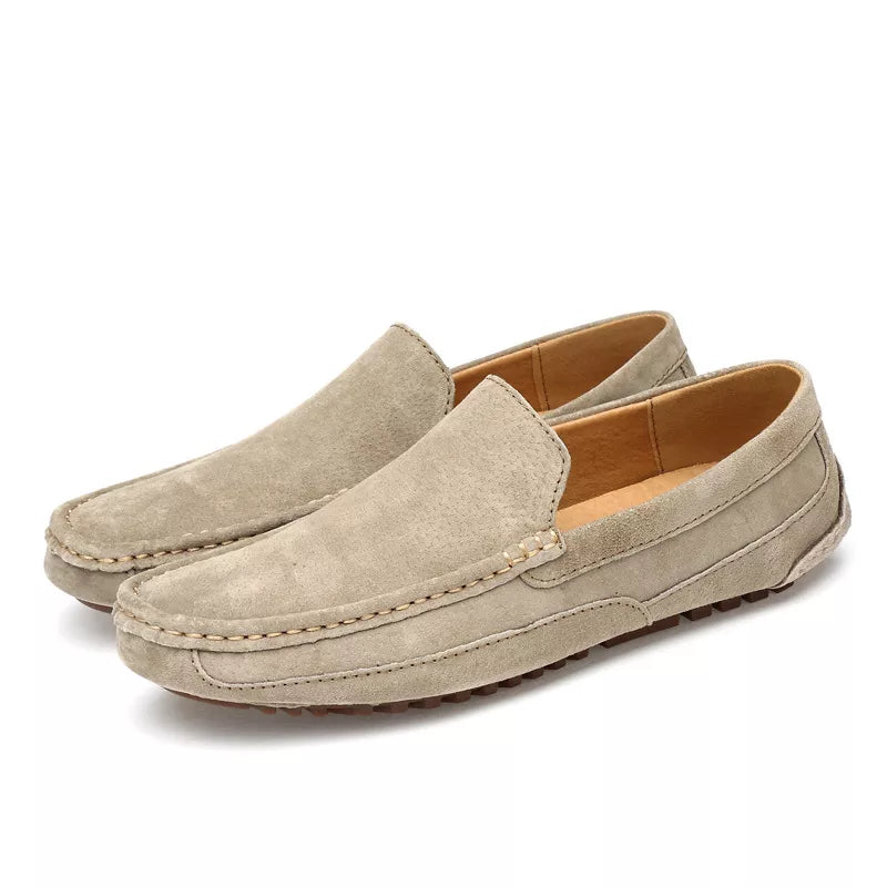 Elegante Herren Loafer – Handgefertigt aus hochwertigem Wildleder
