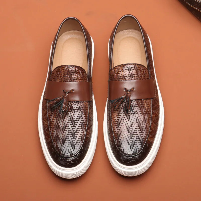 Elegante Herren Loafer – Hochwertiges Echtleder in Schwarz & Braun – Stilvoll & Komfortabel