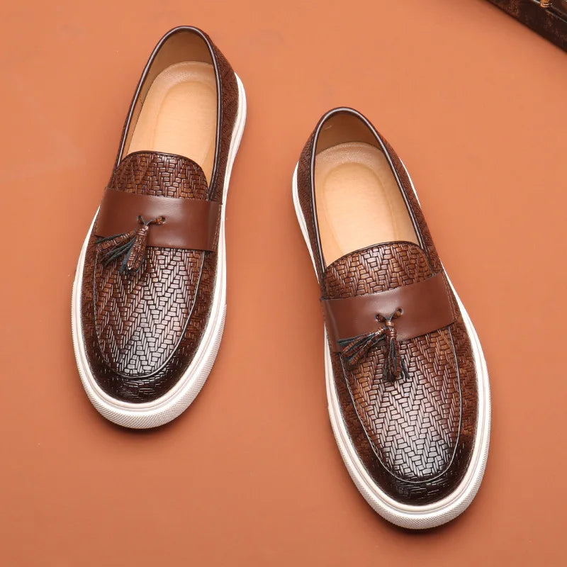 Elegante Herren Loafer – Hochwertiges Echtleder in Schwarz & Braun – Stilvoll & Komfortabel