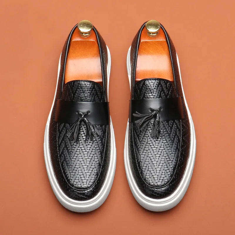 Elegante Herren Loafer – Hochwertiges Echtleder in Schwarz & Braun – Stilvoll & Komfortabel