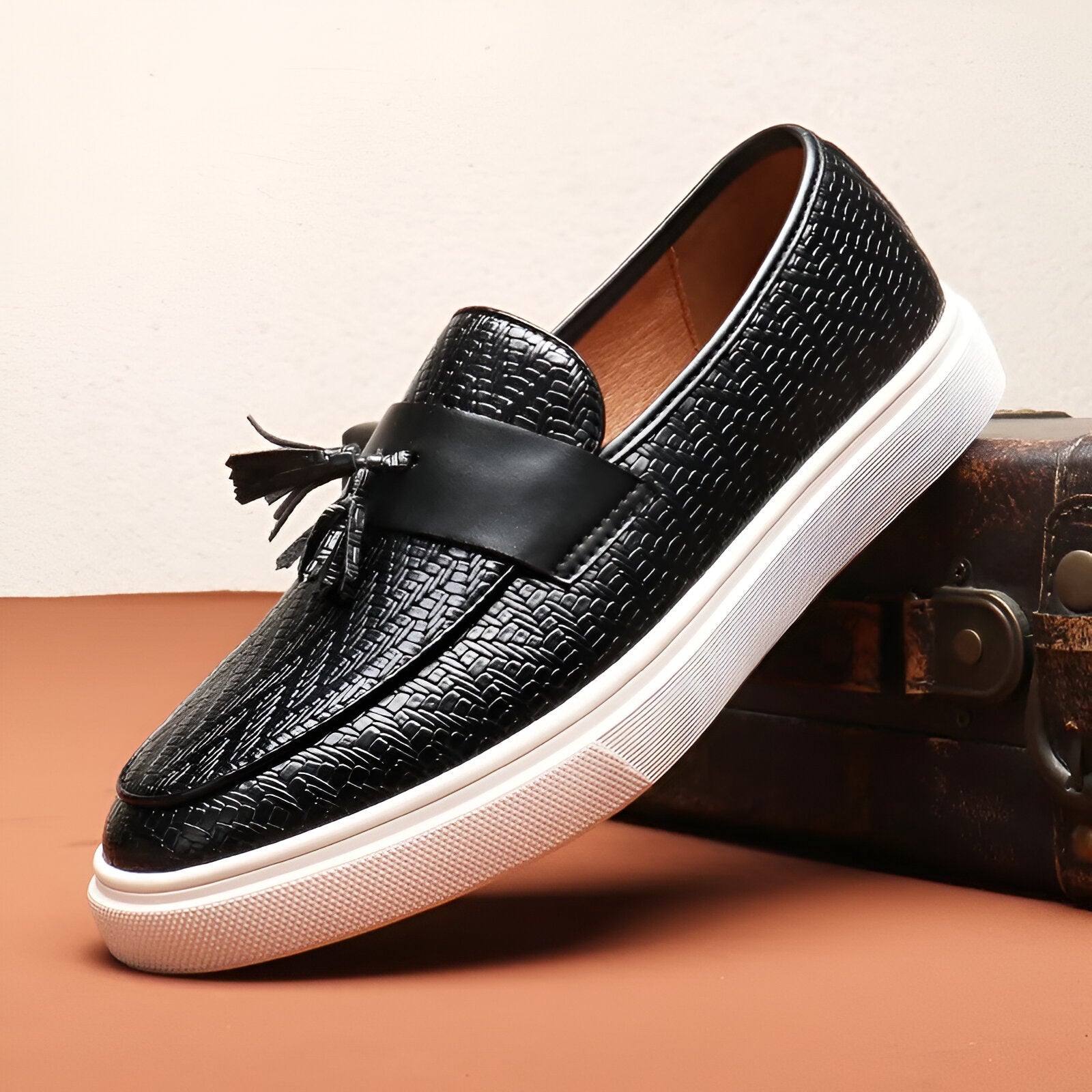 Elegante Herren Loafer – Hochwertiges Echtleder in Schwarz & Braun – Stilvoll & Komfortabel