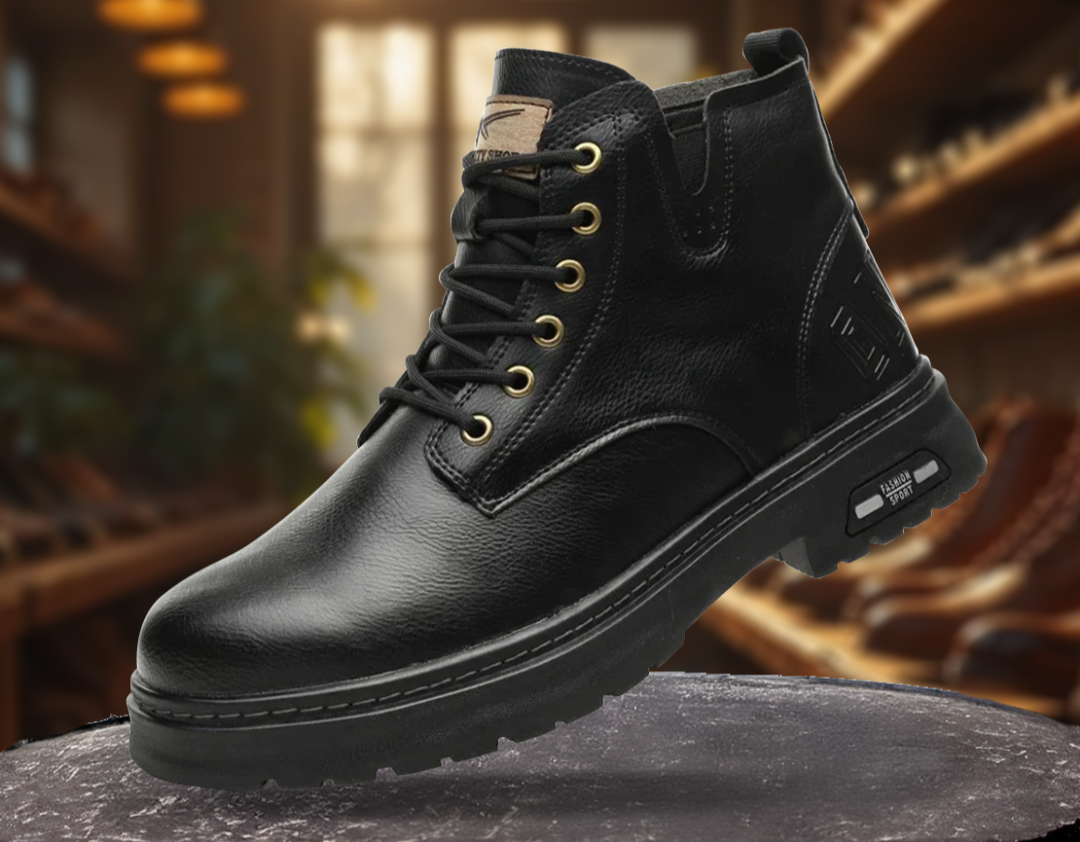 Elegante Herren Schnürstiefel – Komfortabel & Vielseitig
