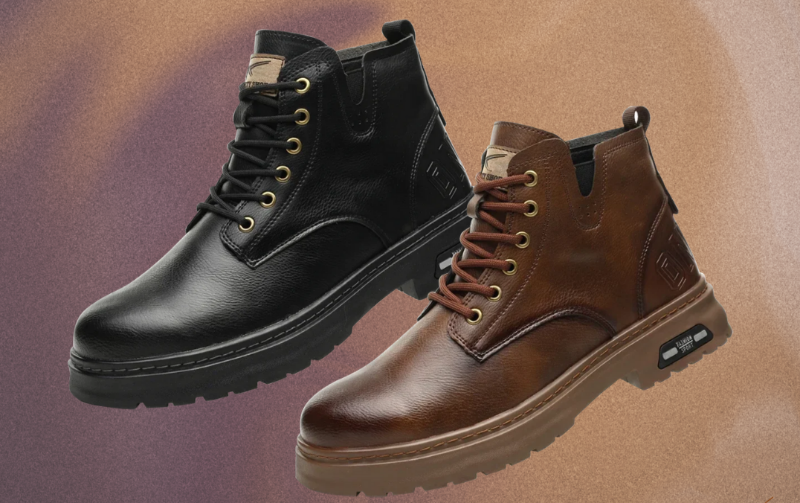 Elegante Herren Schnürstiefel – Komfortabel & Vielseitig