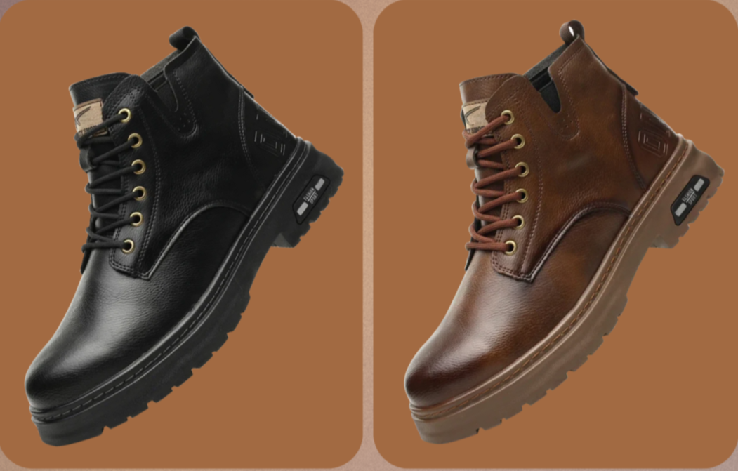 Elegante Herren Schnürstiefel – Komfortabel & Vielseitig
