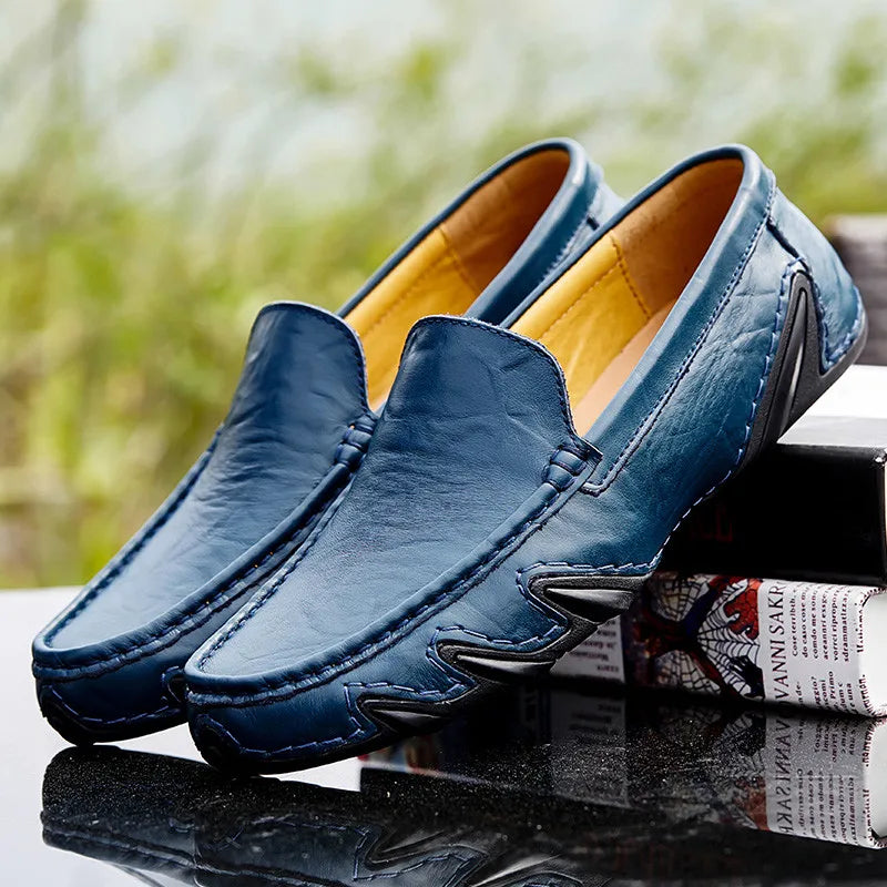 Elegante Herren Slipper – Hochwertiges Leder & Bequeme Passform