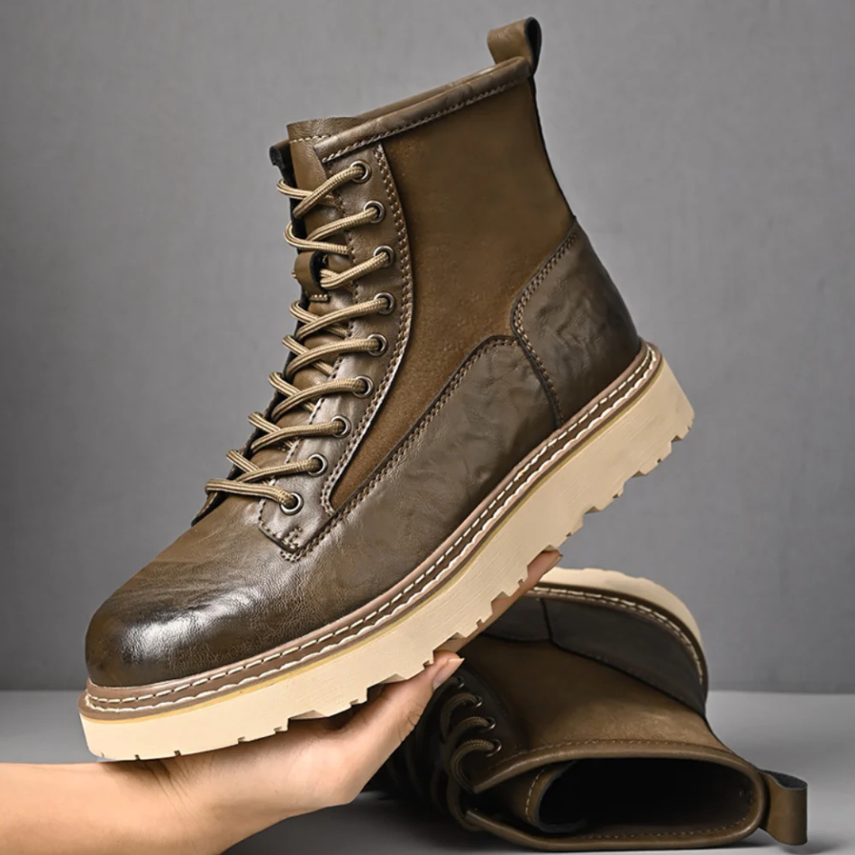 Elegante Herren Stiefel – Hochwertige Leder Boots für Winter – Komfortabel & Stilvoll