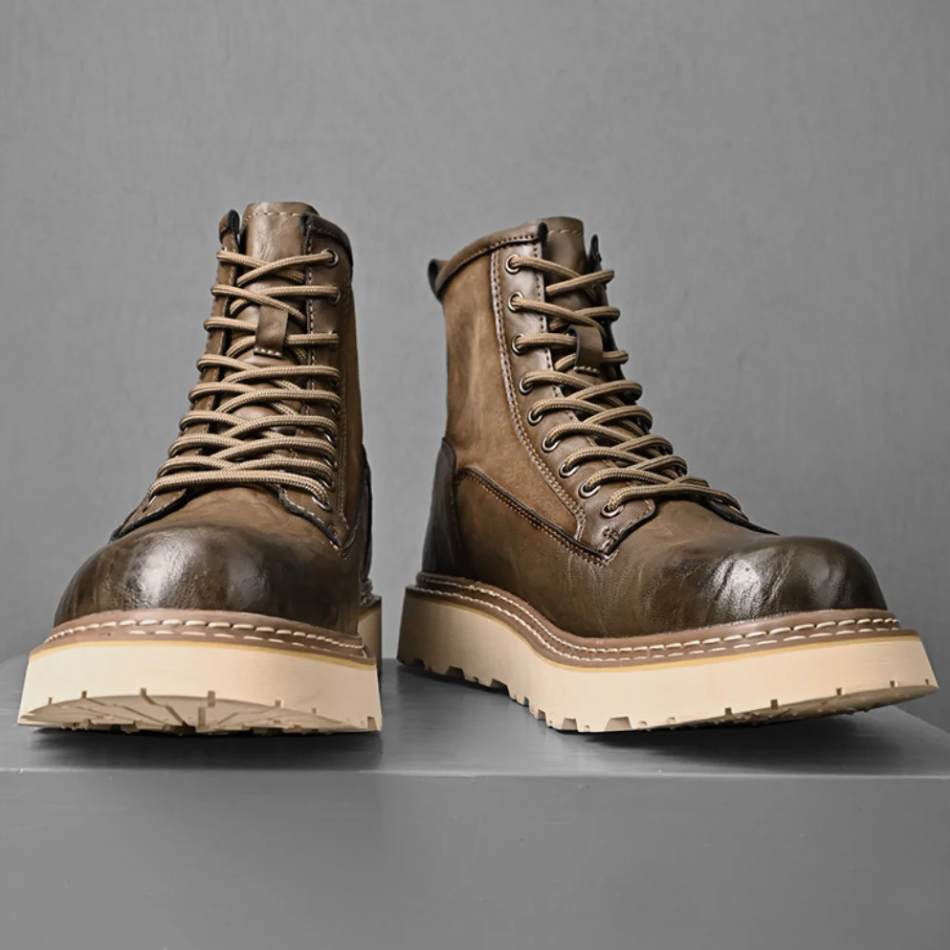 Elegante Herren Stiefel – Hochwertige Leder Boots für Winter – Komfortabel & Stilvoll