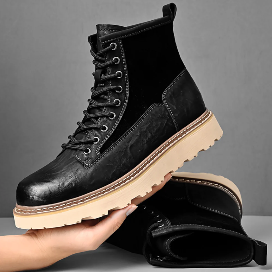 Elegante Herren Stiefel – Hochwertige Leder Boots für Winter – Komfortabel & Stilvoll
