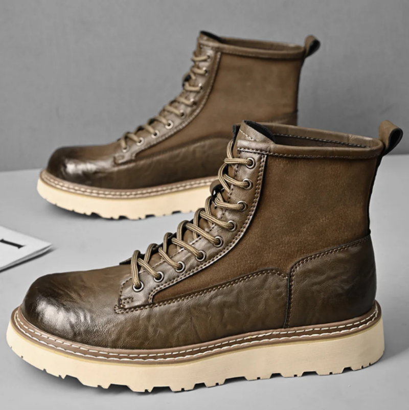 Elegante Herren Stiefel – Hochwertige Leder Boots für Winter – Komfortabel & Stilvoll