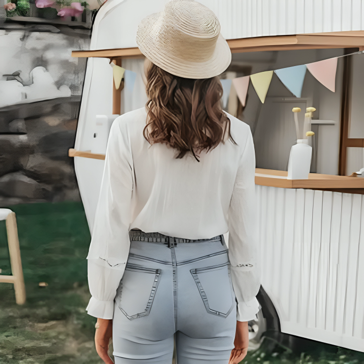 Elegante Langarmbluse für Damen – Raffinierte Passform & Vielseitig