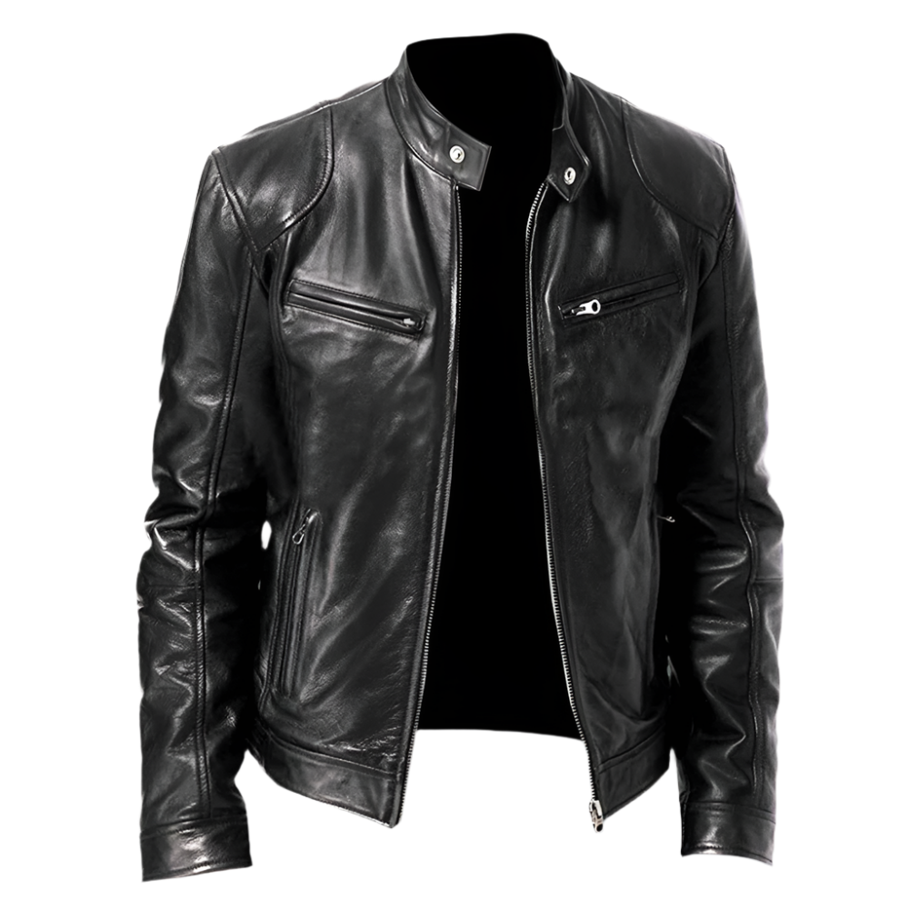 Elegante Lederjacke Herren – Hochwertiges Leder – Zeitloses Design & Vielseitig 0