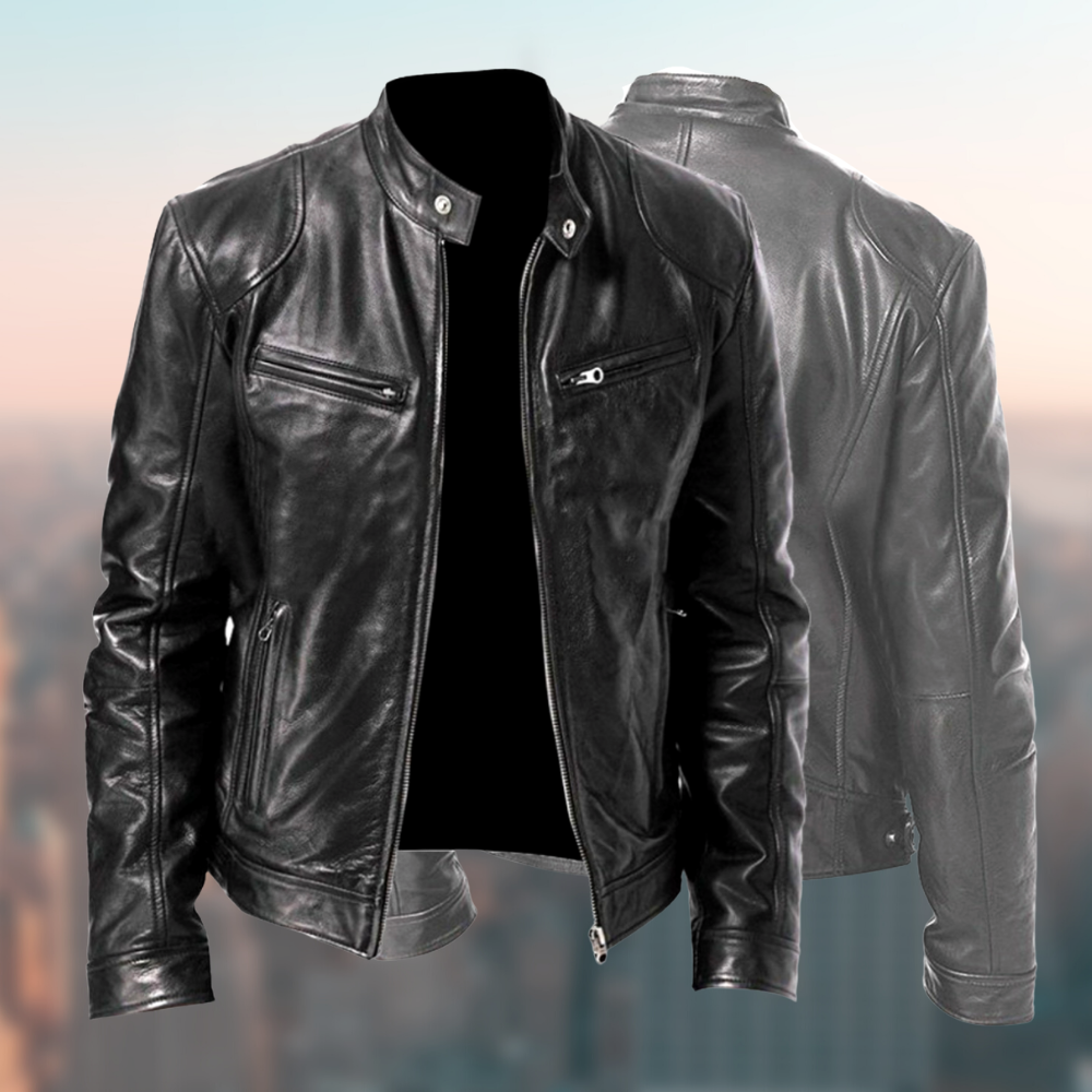 Elegante Lederjacke für Herren – Stilvoll & Vielseitig