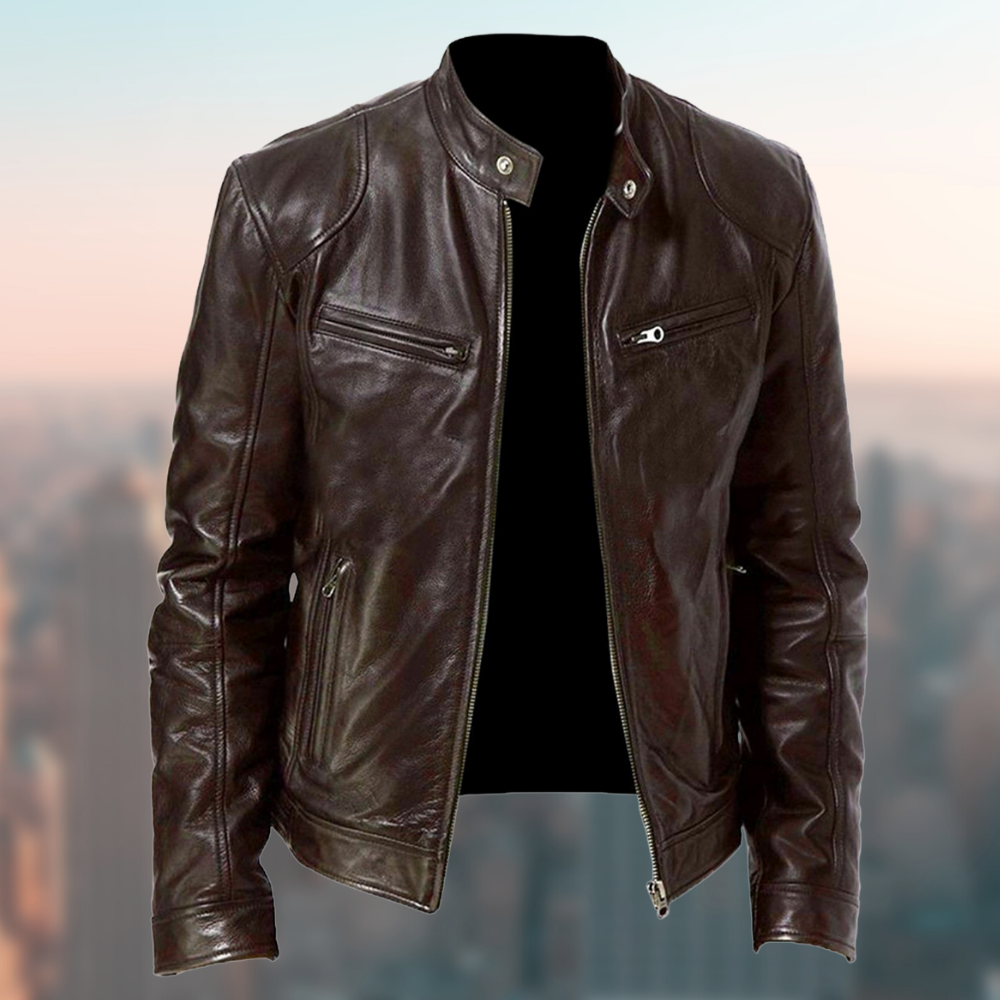 Elegante Lederjacke für Herren – Stilvoll & Vielseitig