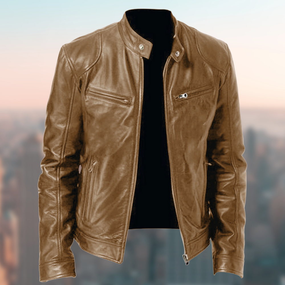 Elegante Lederjacke für Herren – Stilvoll & Vielseitig