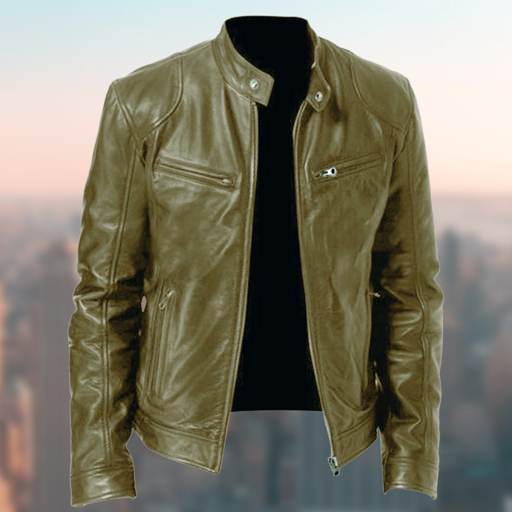 Elegante Lederjacke für Herren – Stilvoll & Vielseitig