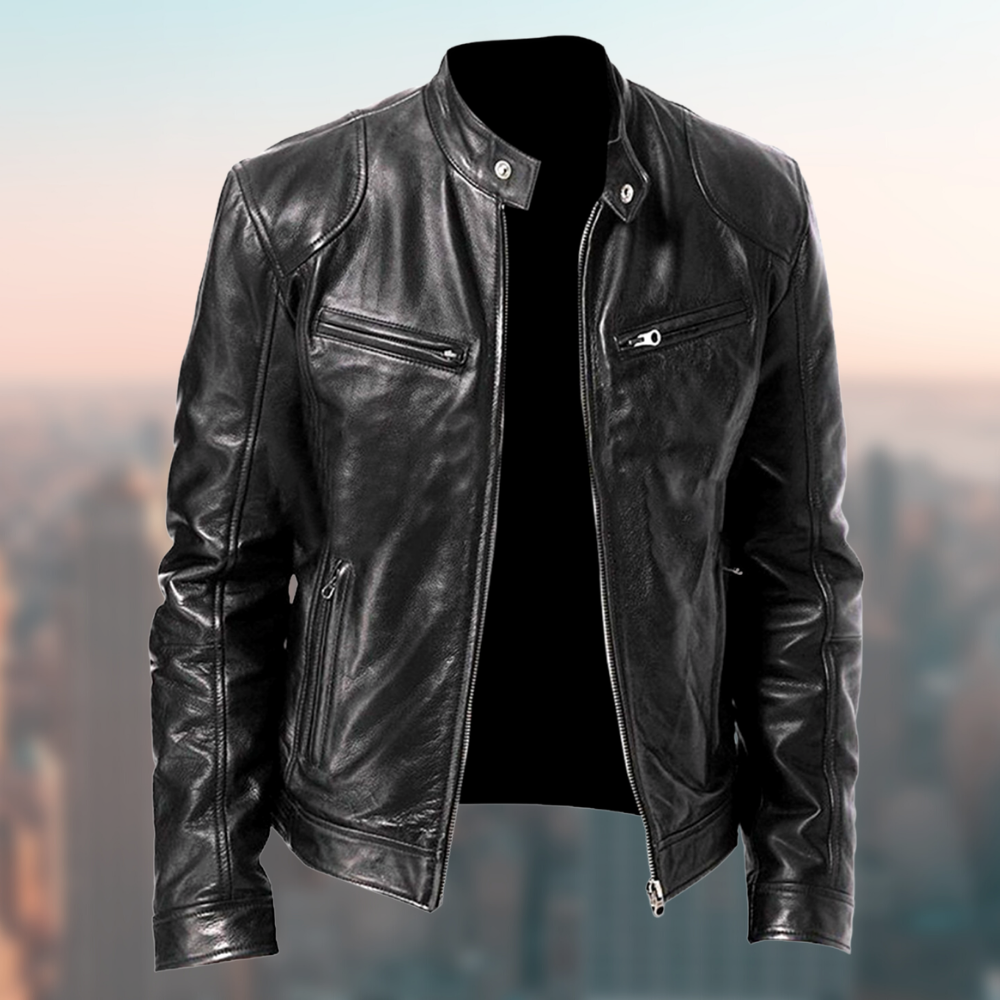 Elegante Lederjacke für Herren – Stilvoll & Vielseitig