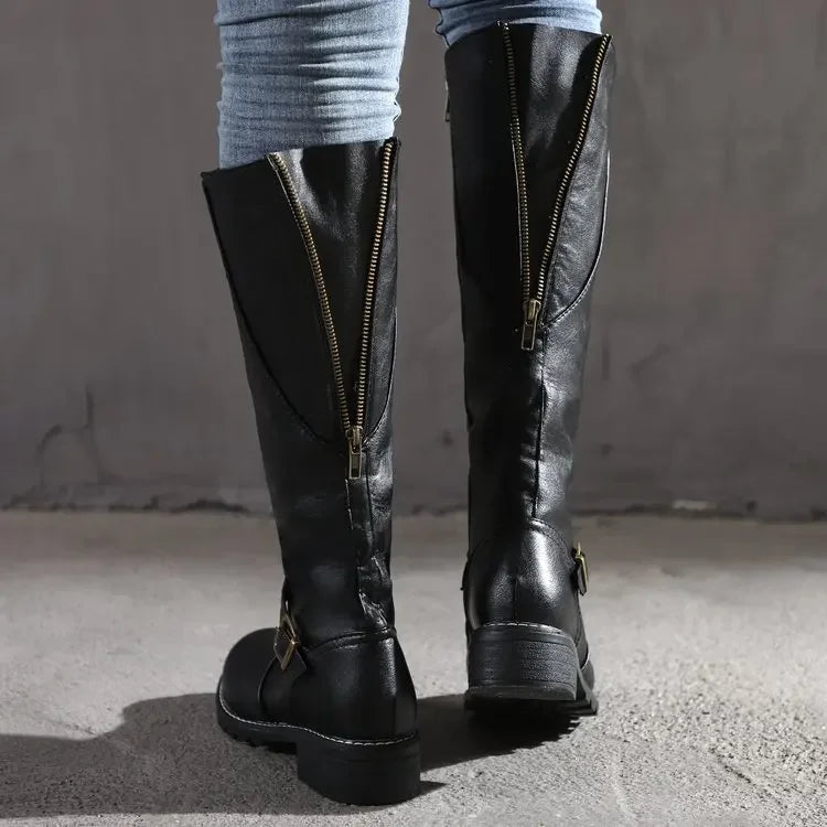 Elegante Lederstiefel für Damen – Stilvoll & Bequem für Jeden Anlass