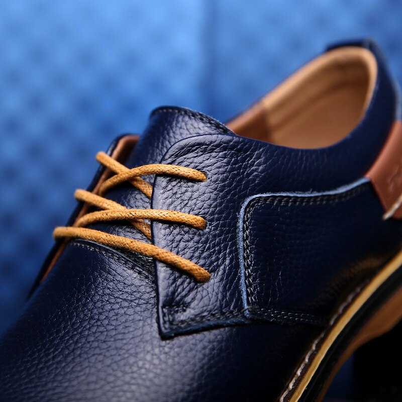 Elegante Oxfordschuhe aus Leder für Herren – Stilvoll & Komfortabel