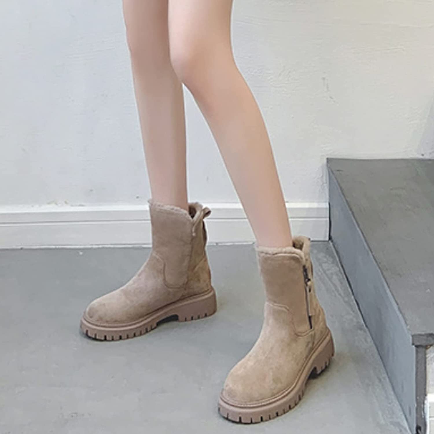 Elegante Samtstiefel Damen Schwarz – Warm & Vielseitig für Winteraktivitäten