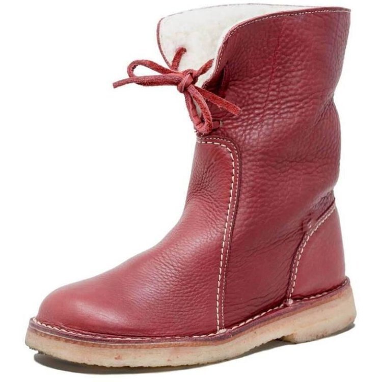 Elegante Vintage Stiefel – Wasserdicht mit Wollfutter – Stilvoll und Warm