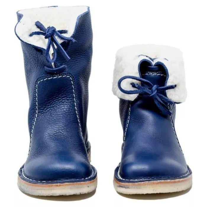 Elegante Vintage Stiefel – Wasserdicht mit Wollfutter – Stilvoll und Warm