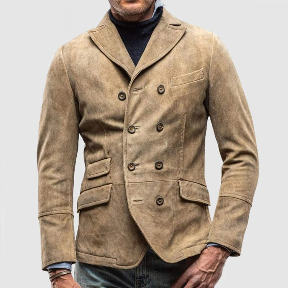 Eleganter Herren Blazer – Slim Fit mit Zweireiher-Knopfleiste