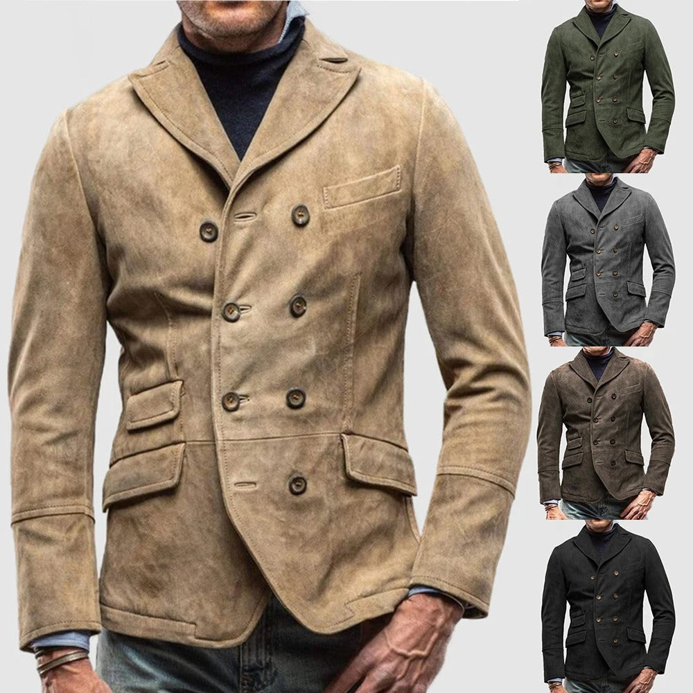 Eleganter Herren Blazer – Slim Fit mit Zweireiher-Knopfleiste