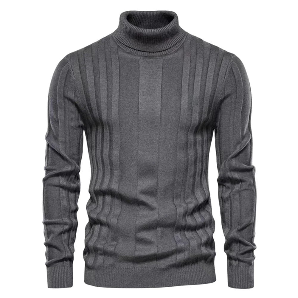 Eleganter Herrenpullover – Rollkragenpullover aus 100% Baumwolle – Hochwertig & Vielseitig