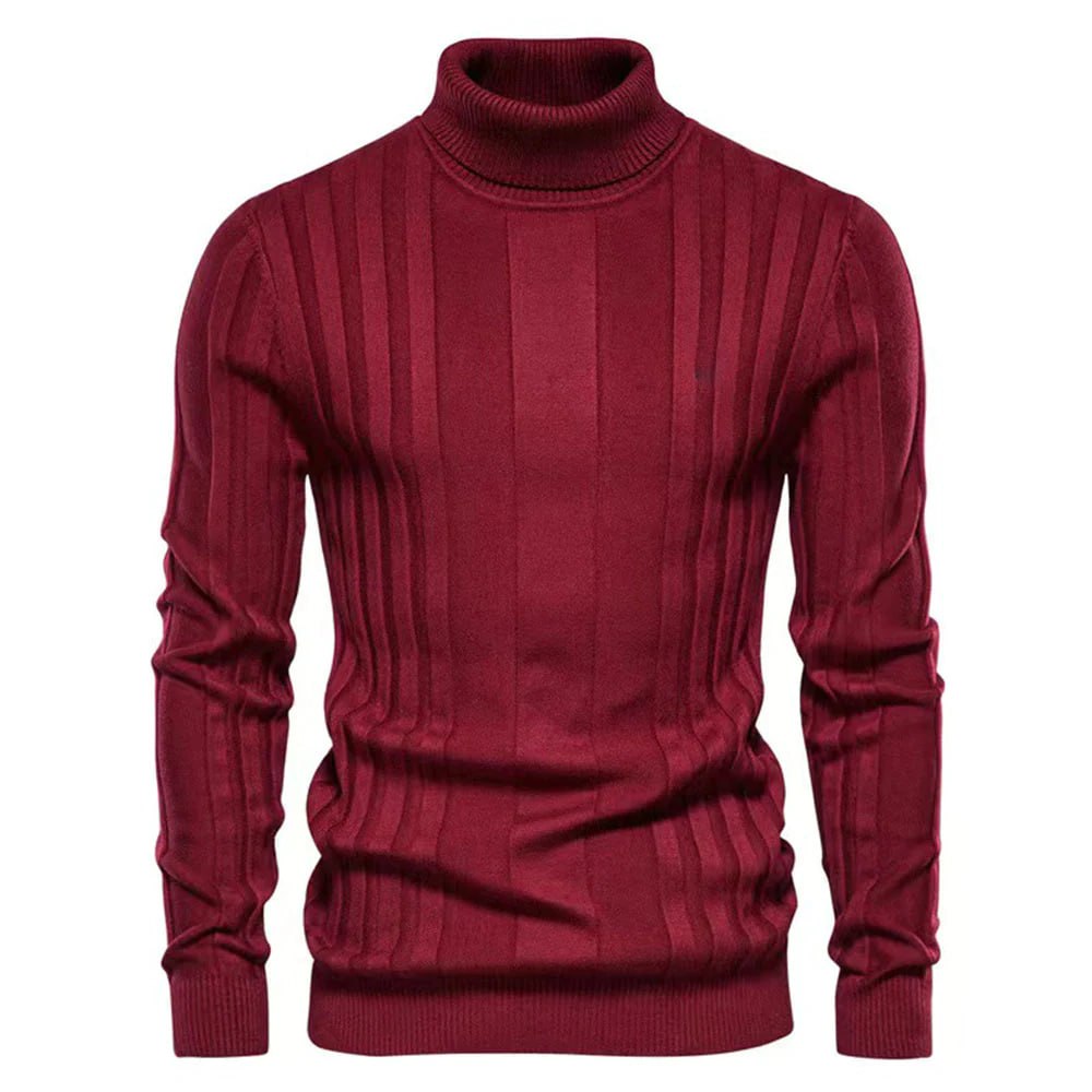 Eleganter Herrenpullover – Rollkragenpullover aus 100% Baumwolle – Hochwertig & Vielseitig
