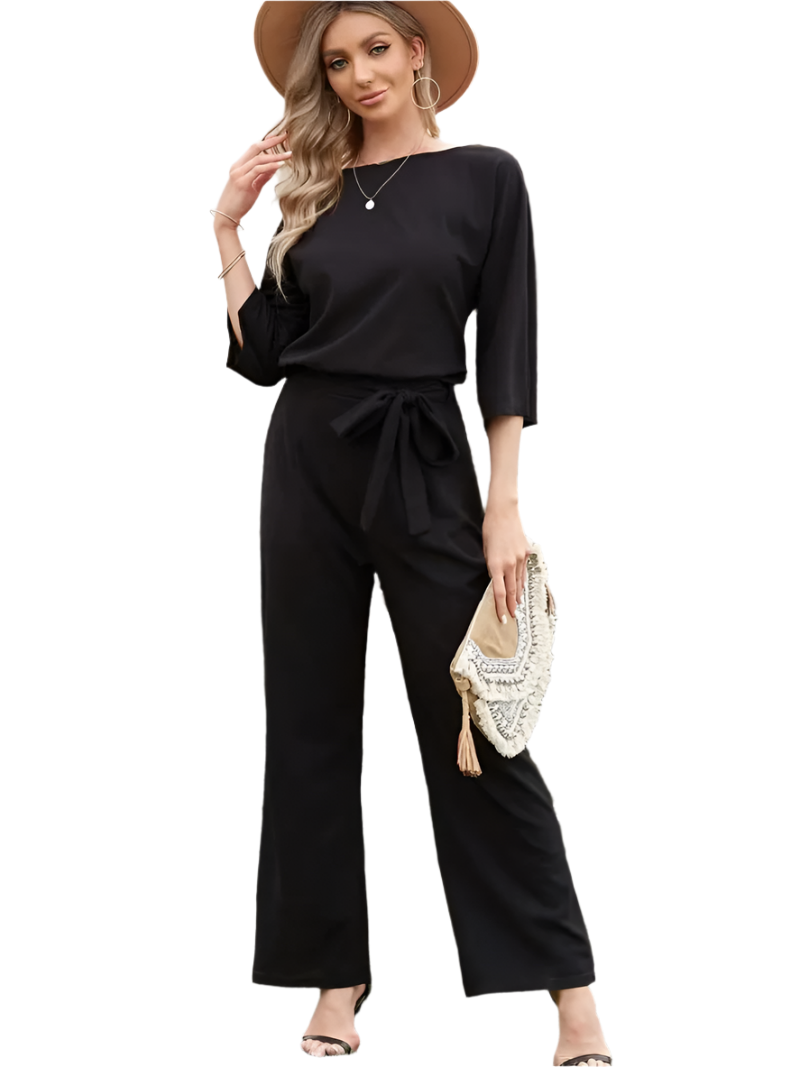 Eleganter Jumpsuit Damen – Hochwertiger Stoff – Vielseitig & Festlich 0