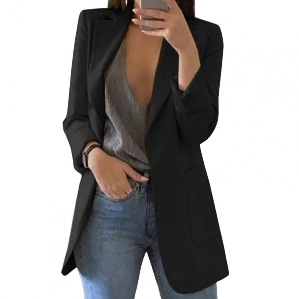 Eleganter Langer Blazer – Stilvoll & Vielseitig 0