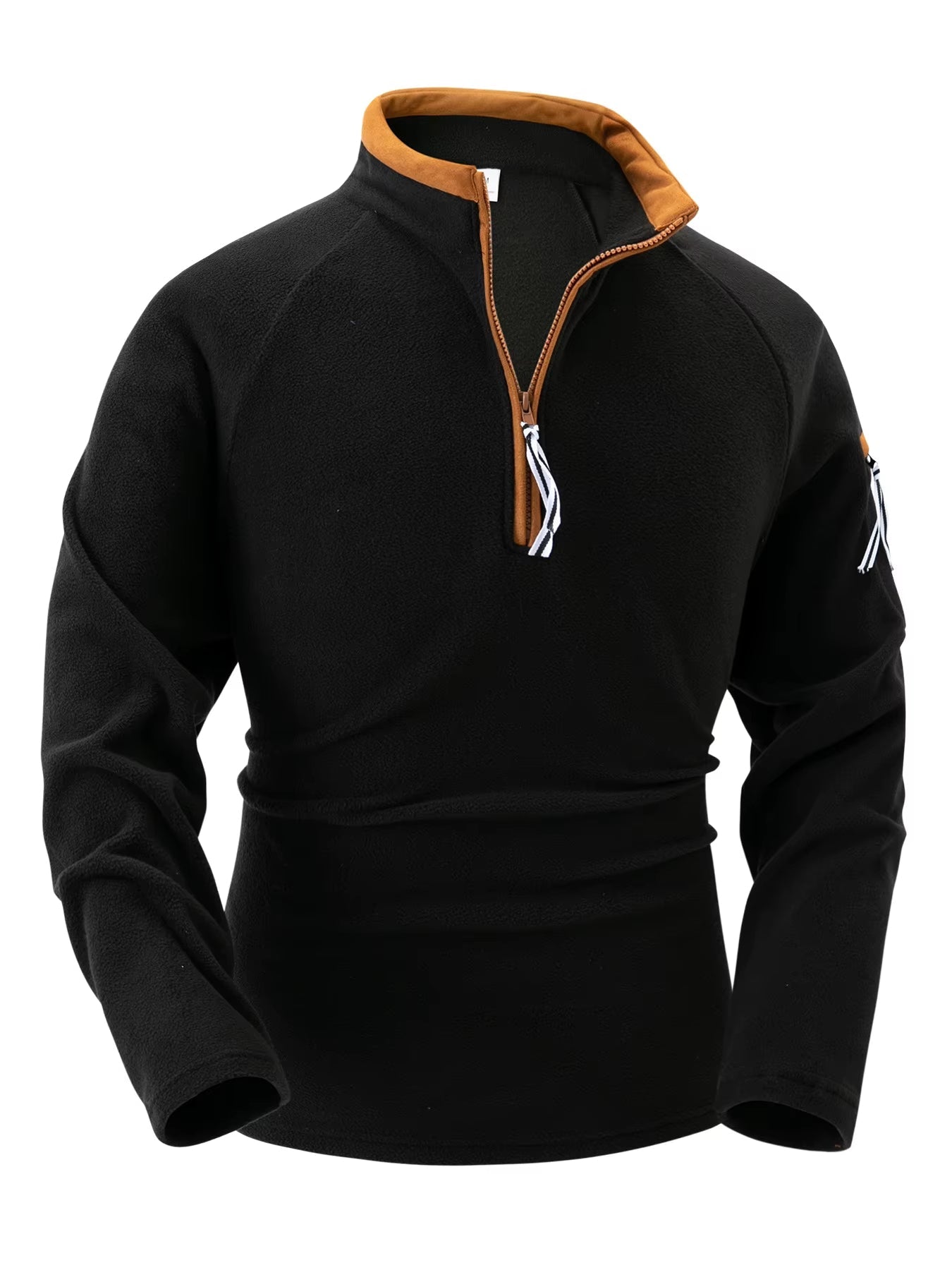 Eleganter Stehkragen Pullover Herren – Wärmendes Design mit Reißverschluss