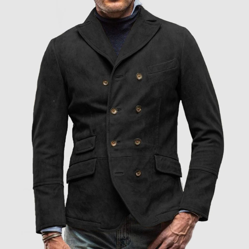 Eleganter Herren Blazer – Slim Fit mit Zweireiher-Knopfleiste 0