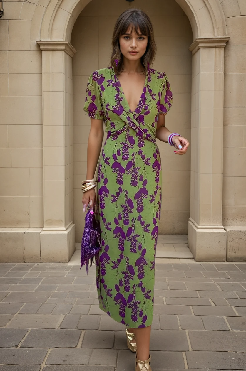 Elegantes Blumenkleid für Damen – Festlich & Zeitlos für Hochzeiten