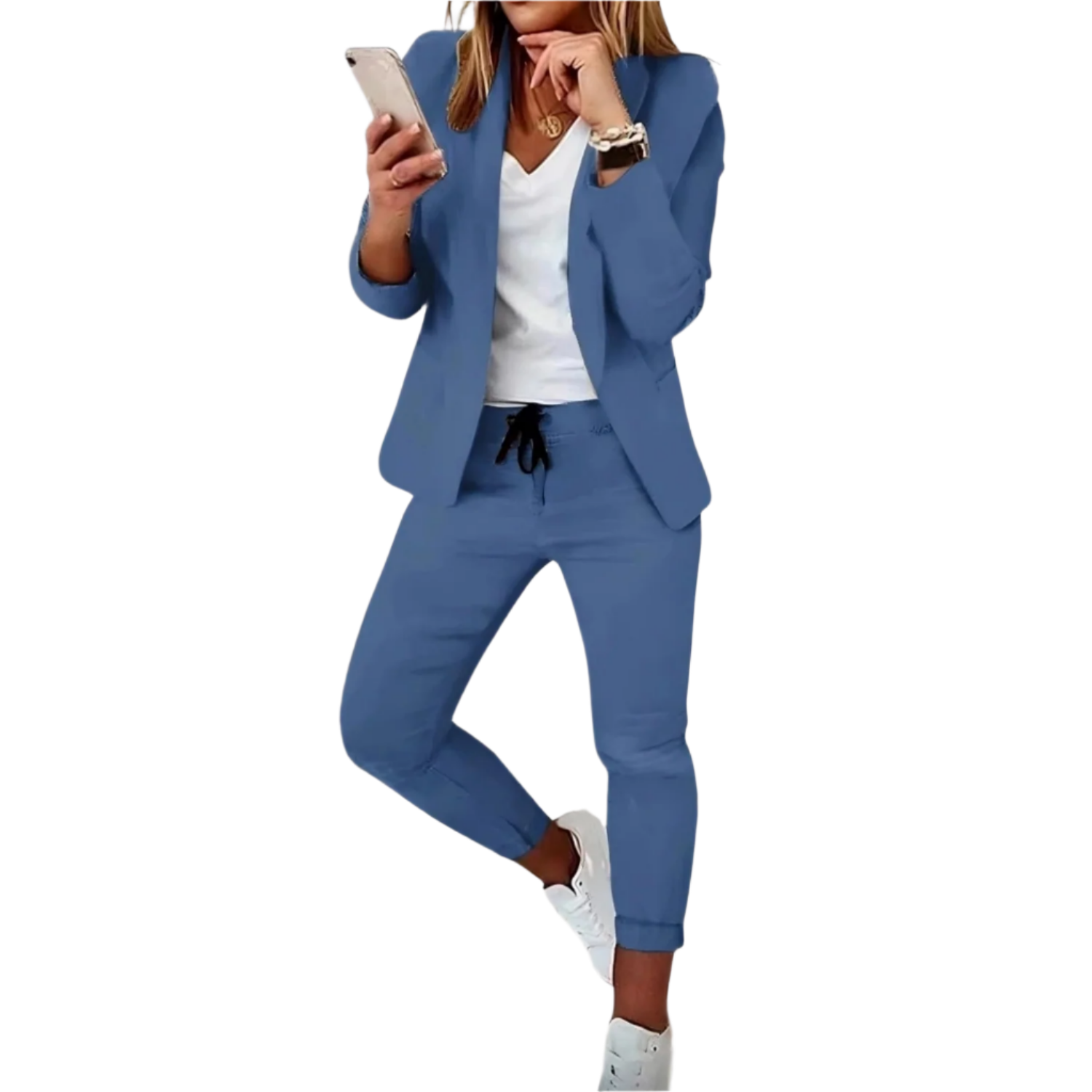 Elegantes Damenanzug Set – Blazer & Hosen – Stilvoll und Bequem 2