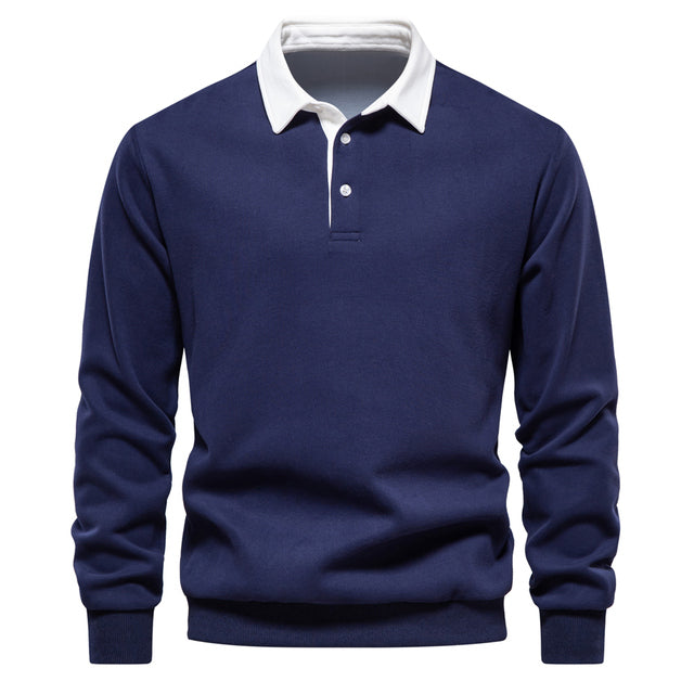 Elegantes Langarm Poloshirt Herren – Stilvoller Komfort für Jeden Anlass 8