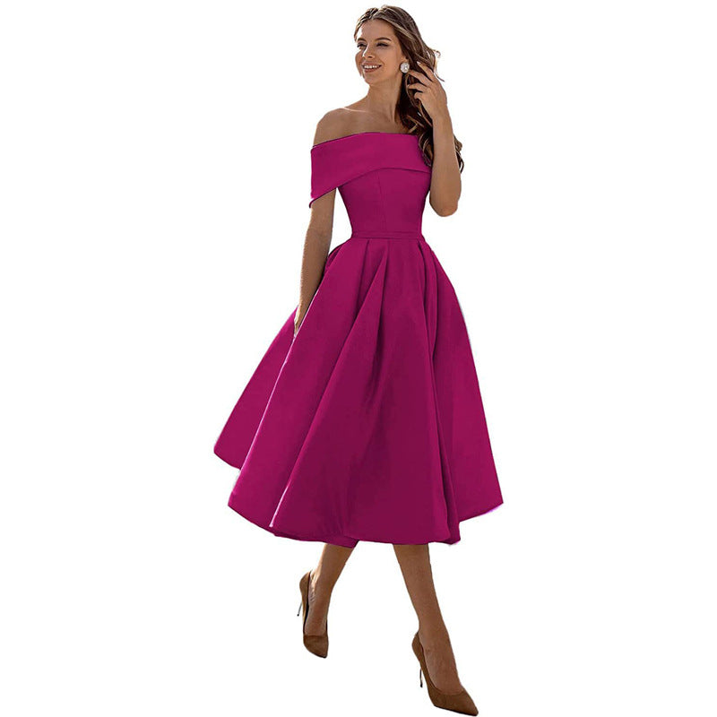 Elegantes Partykleid Schwarz – Trägerlos & Vielseitig für Damen