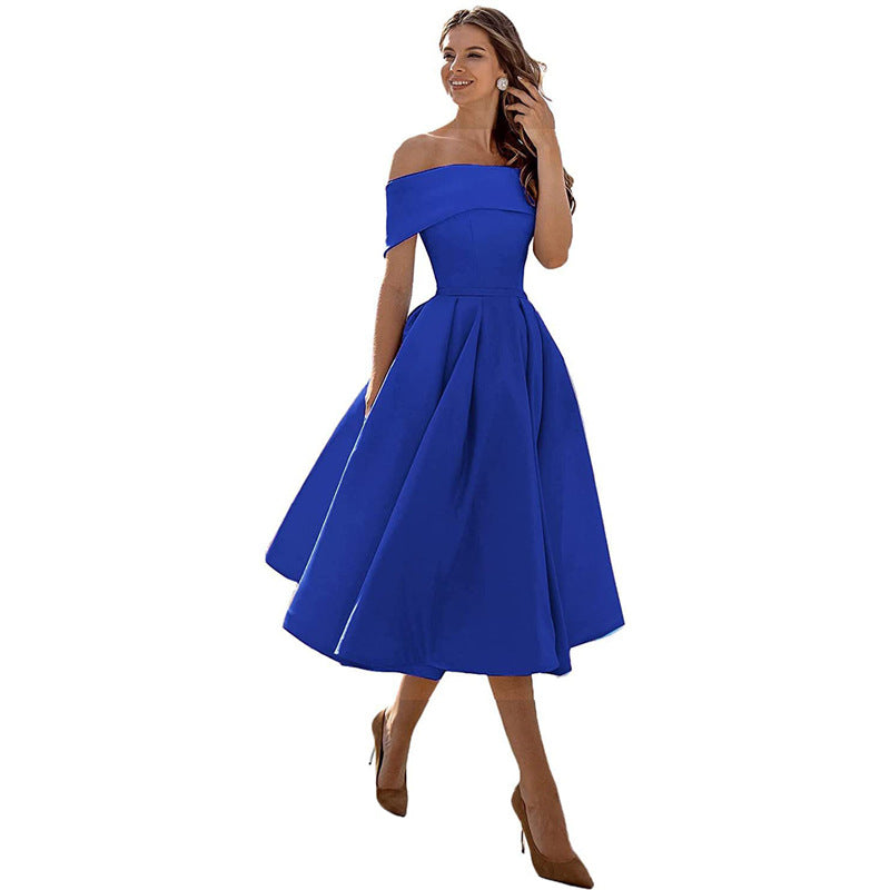 Elegantes Partykleid Schwarz – Trägerlos & Vielseitig für Damen