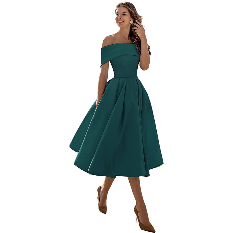 Elegantes Partykleid Schwarz – Trägerlos & Vielseitig für Damen