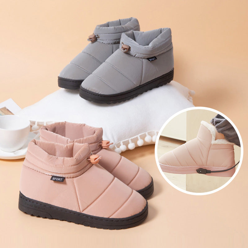 Elektrisch Beheizte Hausschuhe Damen – Komfortabel & Warm mit Weichem Futter