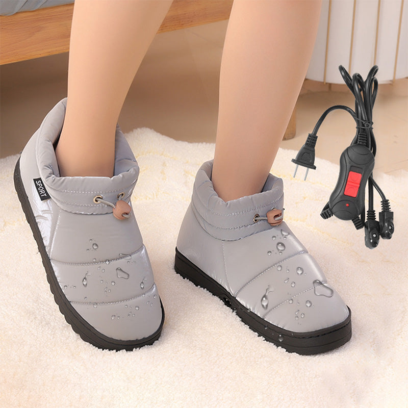 Elektrisch Beheizte Hausschuhe Damen – Komfortabel & Warm mit Weichem Futter