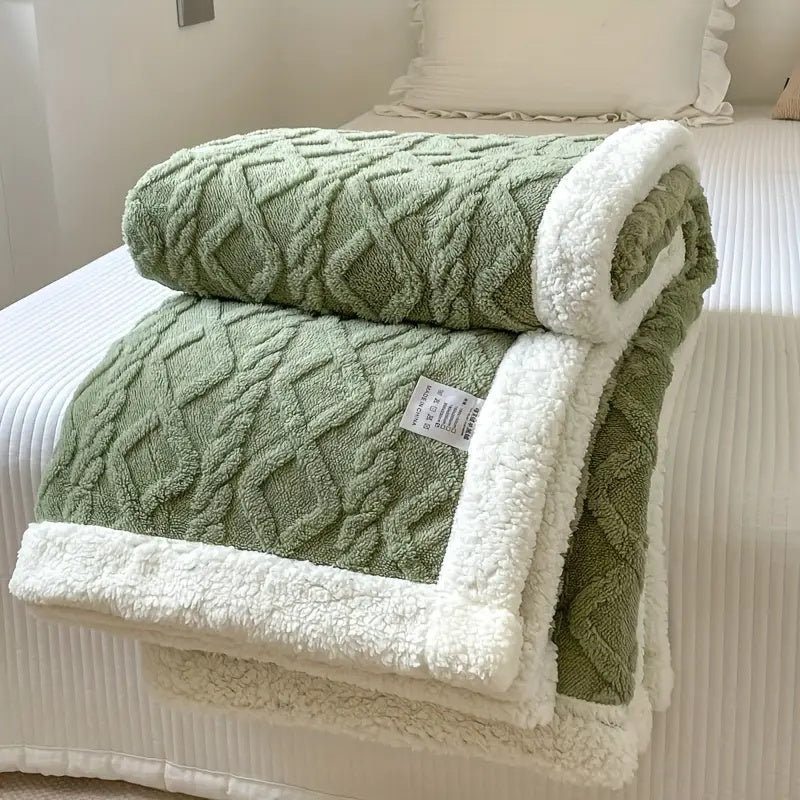 Flumora – Wendedecke aus Sherpa-Fleece (ultraweich & flauschig)
