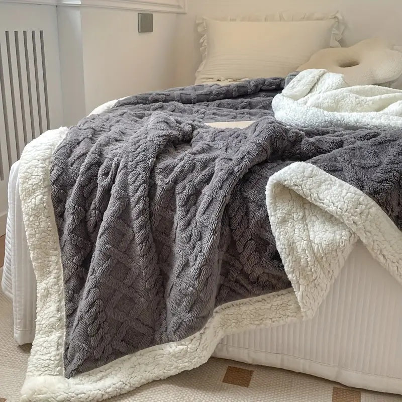 Flumora – Wendedecke aus Sherpa-Fleece (ultraweich & flauschig)
