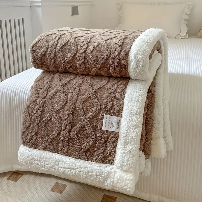 Flumora – Wendedecke aus Sherpa-Fleece (ultraweich & flauschig)