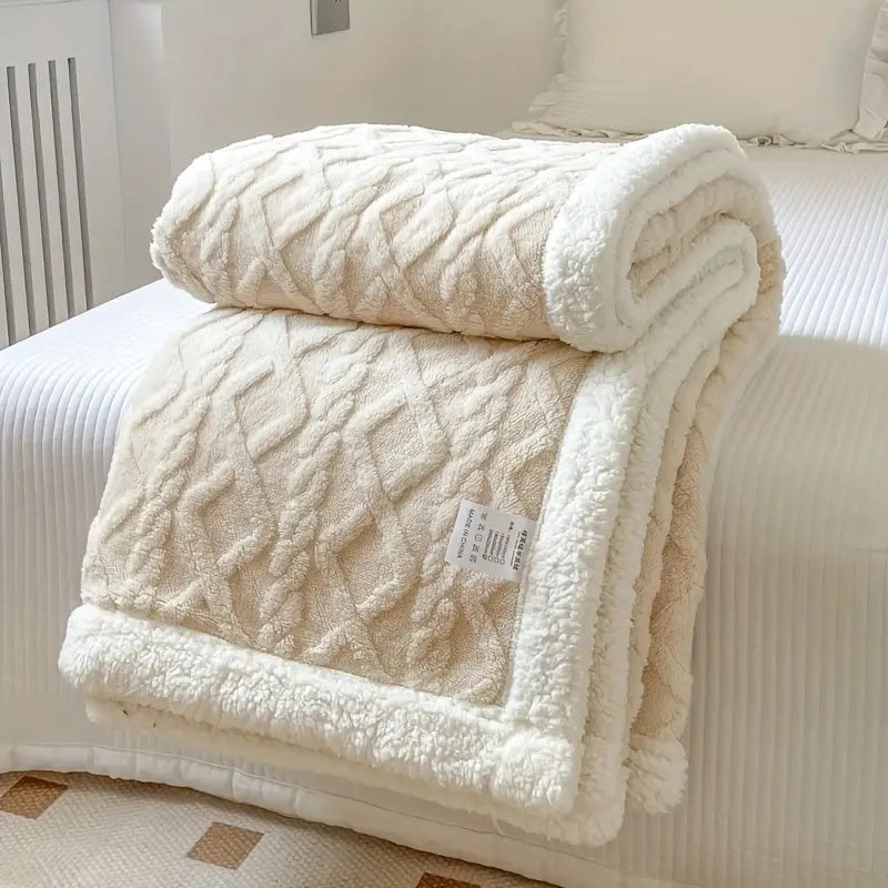 Flumora – Wendedecke aus Sherpa-Fleece (ultraweich & flauschig)