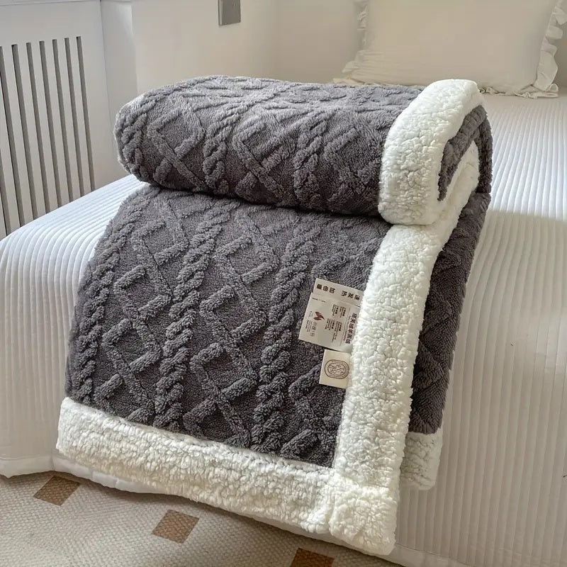 Flumora – Wendedecke aus Sherpa-Fleece (ultraweich & flauschig)