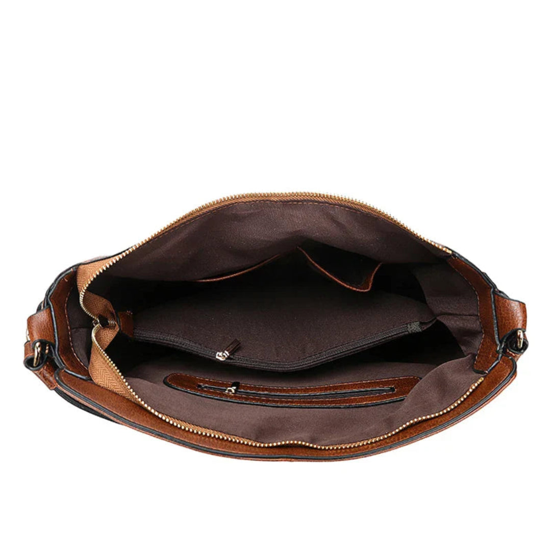 Frida – Handtasche Damen – Elegantes Schwarz mit Geräumigem Innenraum