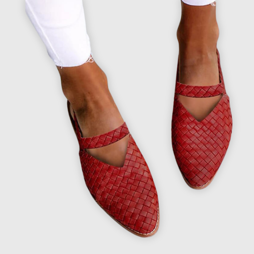 Geflochtene Sandalen Damen – Handgefertigte Eleganz aus Leder – Atmungsaktiv & Komfortabel 2