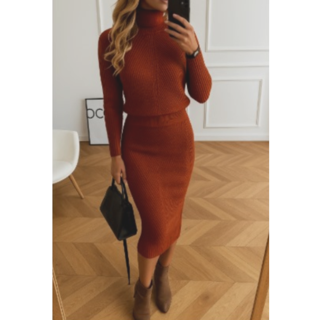 Gemütliches Strickkleid für Frauen – Eleganz & Komfort für den Winter